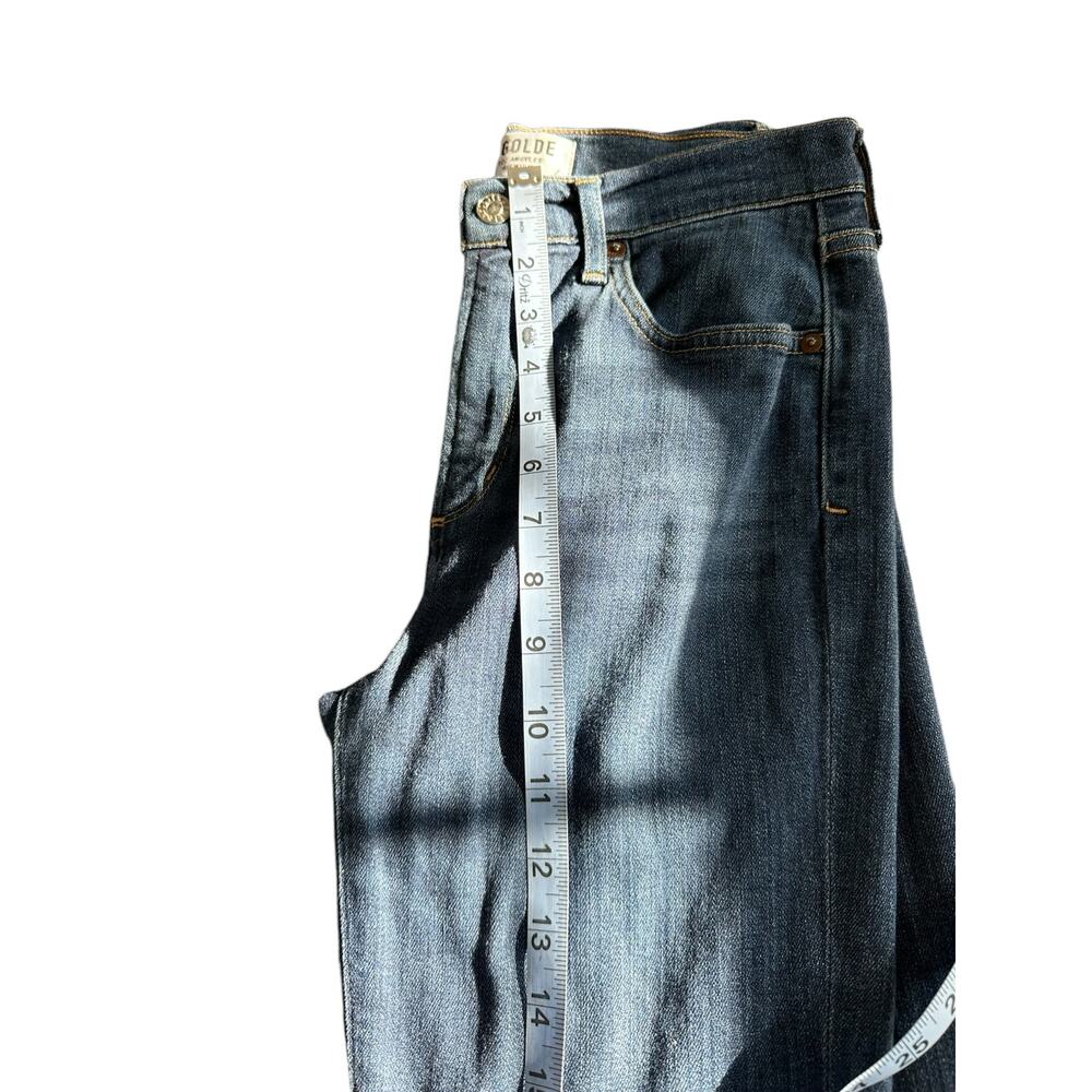 AGOLDE Reverb Basic Dark Wash Sophie High Waisted Cropped Skinny Jeans Size 27 - Picture 7 of 9